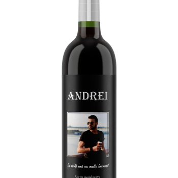 Sticlă de Vin Personalizată pentru Zi de Naștere (copiază)