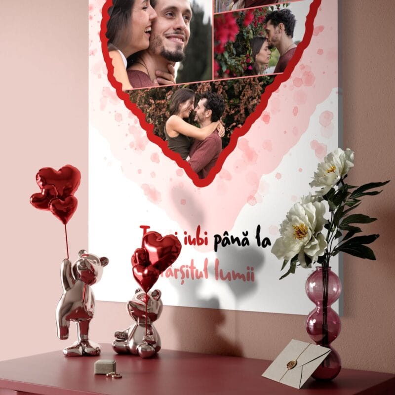 tablou canvas personalizat te voi iubi
