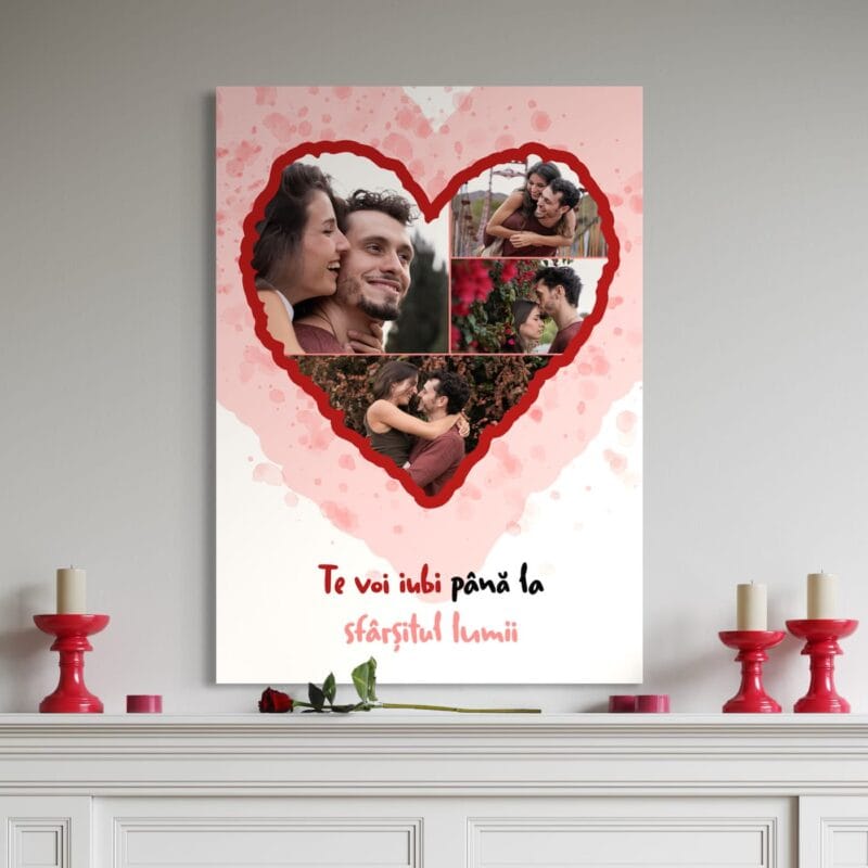 tablou canvas personalizat te voi iubi