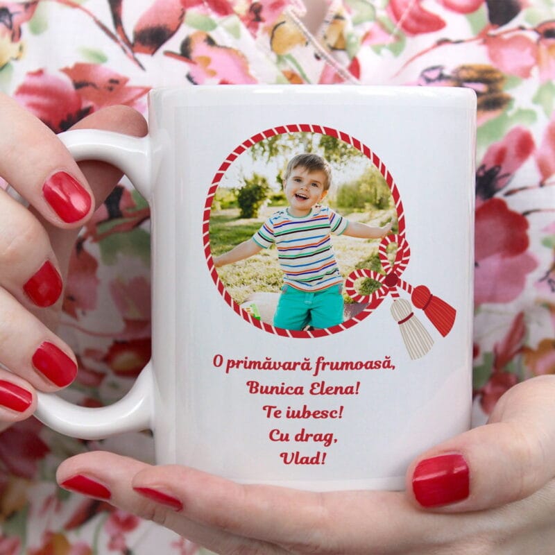 cană personalizata martisor