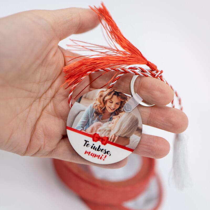 martisor personalizat cu fotografie - pentru mama