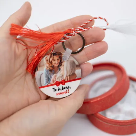 martisor personalizat cu fotografie - pentru mama