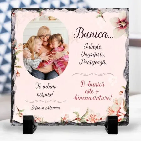 piatra personalizata pentru bunica