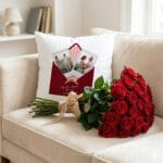 pernă personalizată cu poză "Țara mea și mândra mea"