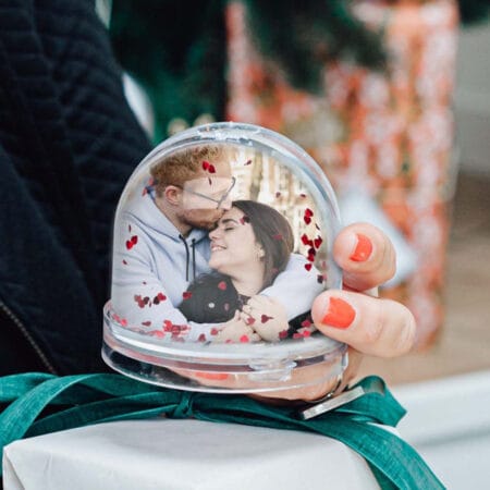 Glob de birou personalizat cu poză și text