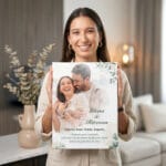 tablou canvas personalizat cu text și fundal acuarelă