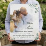 tablou canvas personalizat cu text și fundal acuarelă