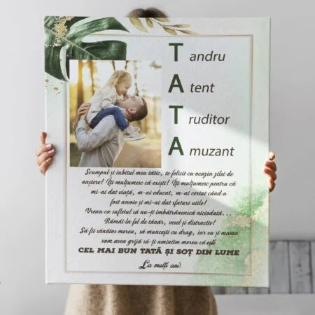 Tablou Canvas Personalizat PENTRU TATA