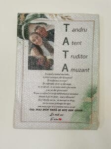 tablou canvas personalizat pentru tata