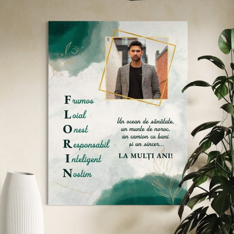 tablou canvas personalizat pentru florin