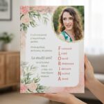 tablou canvas personalizat pentru florina cadou de florii