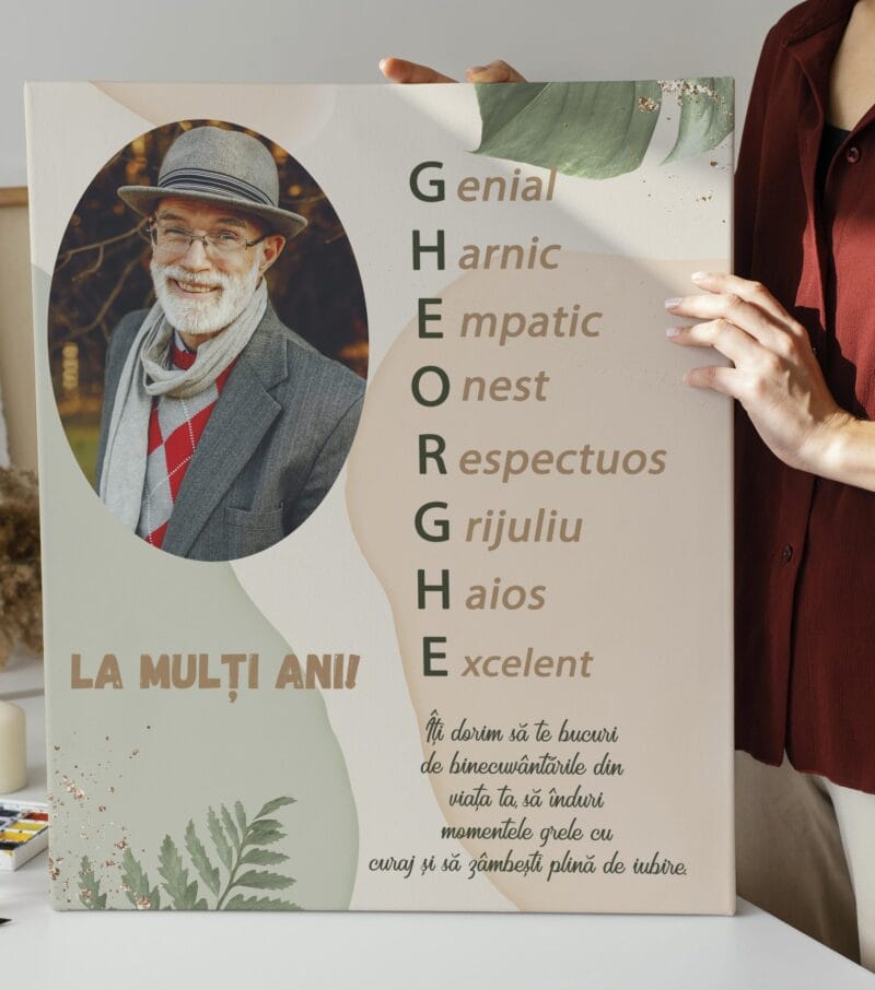 Tablou Canvas Personalizat pentru Gheorghe
