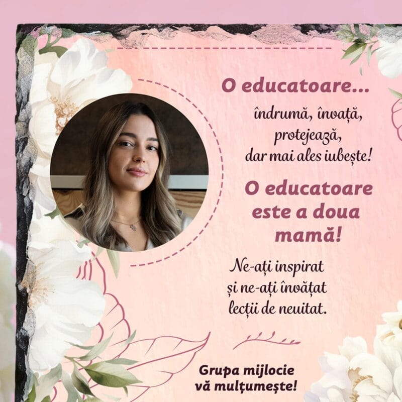 ardezie cadou pentru doamna educatoare