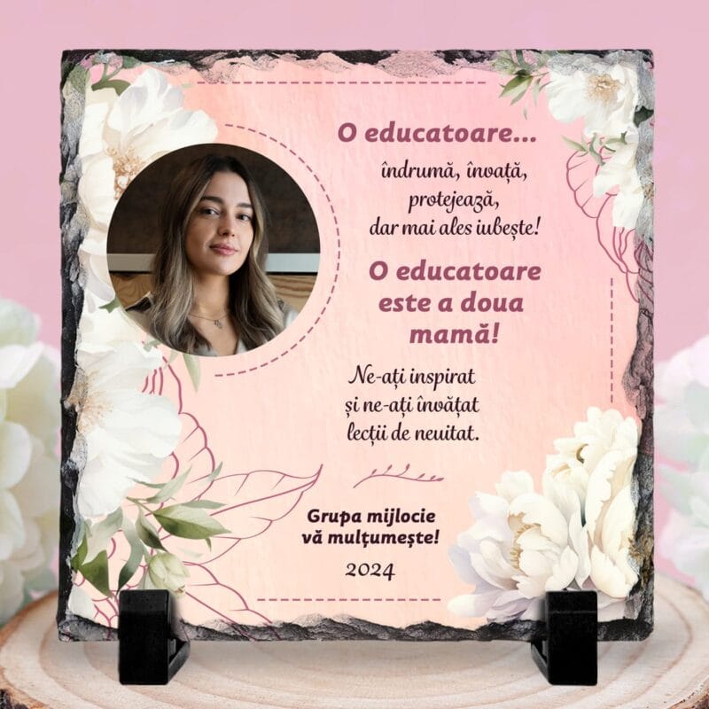 ardezie cadou pentru doamna educatoare