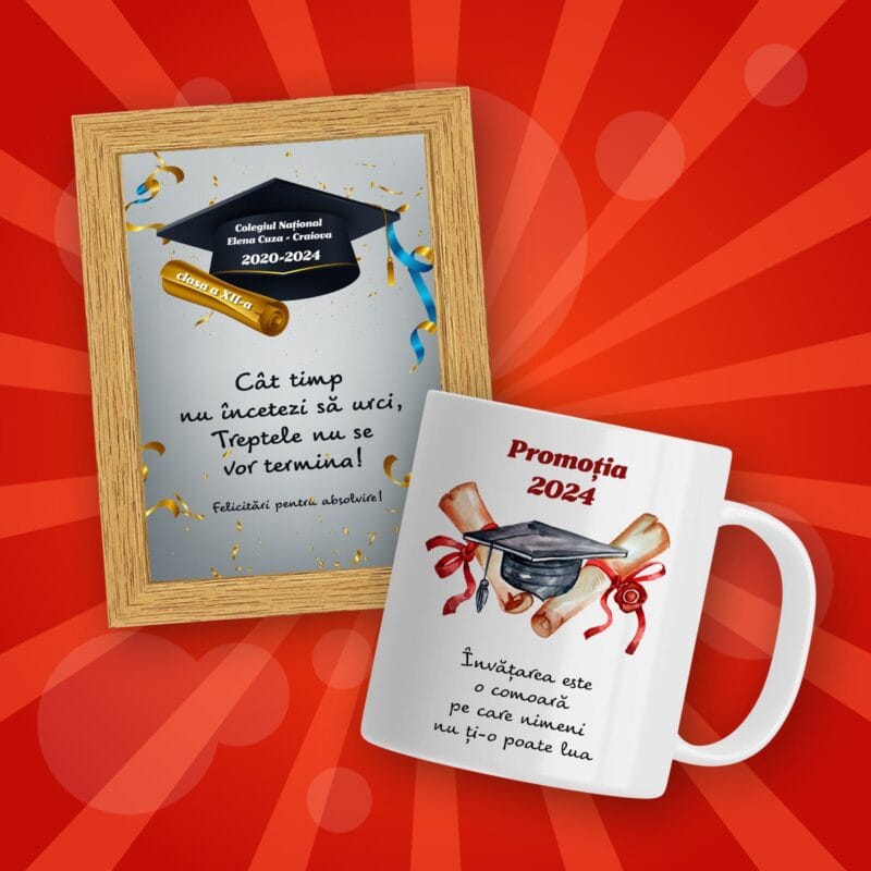 set personalizat absolvire liceu