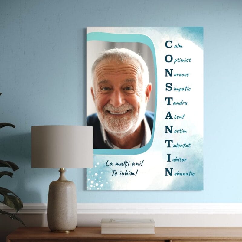 tablou canvas personalizat pentru constantin