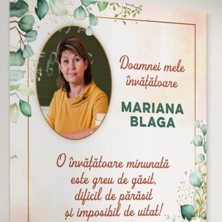 tablou canvas personalizat doamnei mele