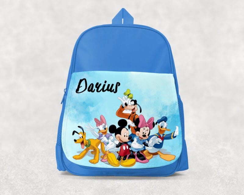 Ghiozdan personalizat personaj preferat si fundal – baieti