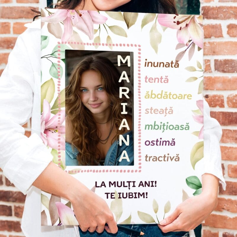 tablou canvas personalizat pentru mariana