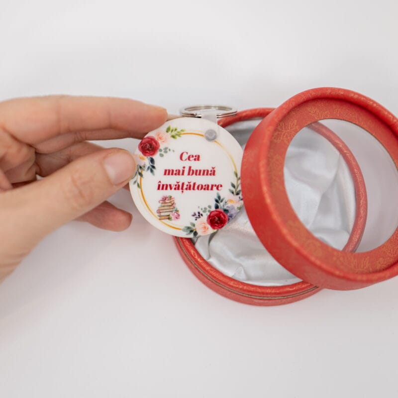 breloc cadou pentru Învățătoare
