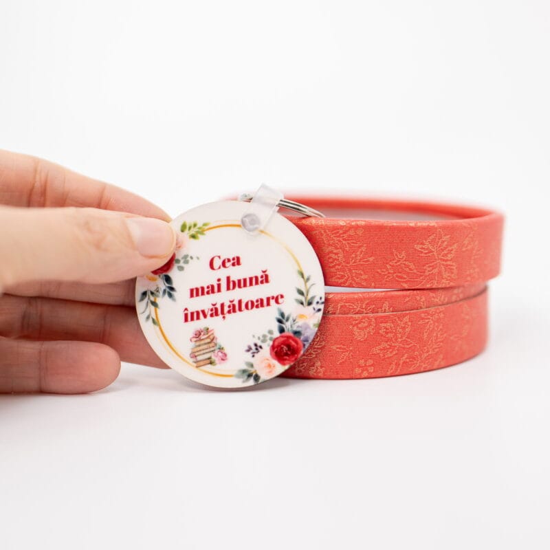 breloc cadou pentru Învățătoare