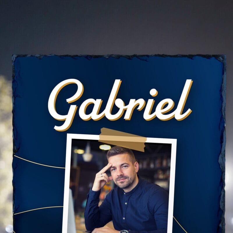 piatra personalizata despre gabriel