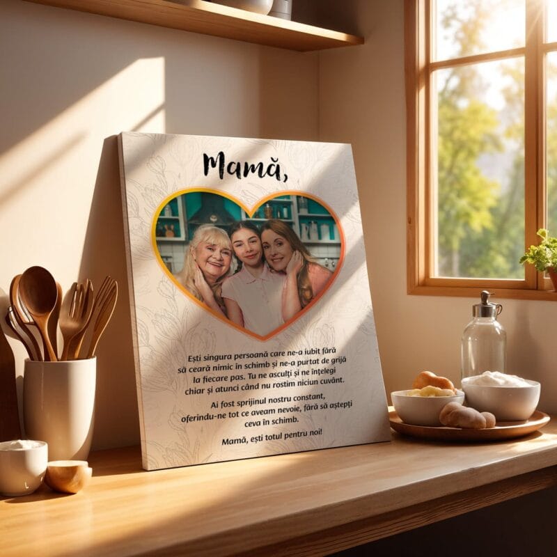 tablou canvas personalizat mamă iubitoare