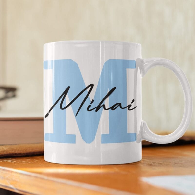 cană personalizată pentru mihai cadou onomastică