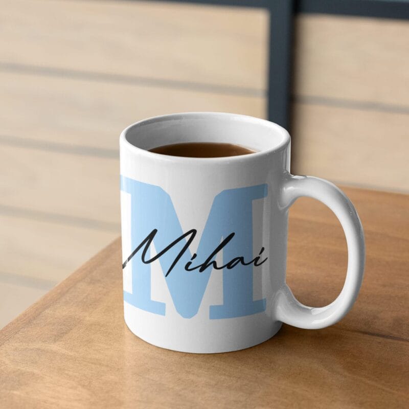 cană personalizată pentru mihai cadou onomastică
