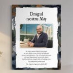 tablou canvas personalizat pentru naș — cadou de mulțumire de la fini