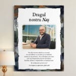 tablou canvas personalizat pentru naș — cadou de mulțumire de la fini