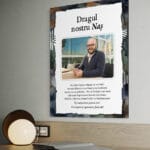 tablou canvas personalizat pentru naș — cadou de mulțumire de la fini