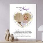 tablou canvas personalizat pentru nașă — cadou de mulțumire de la fini tablou canvas personalizat pentru nașă — cadou de mulțumire de la fini