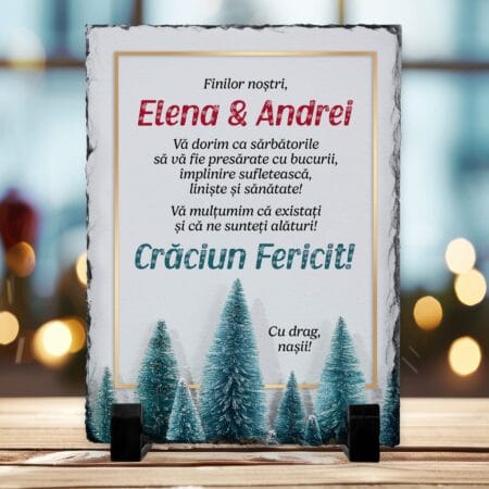 ardezie cadou pentru fini de craciun