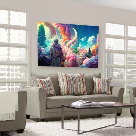 Tablou canvas decorativ ilustrație digitală „Spring”