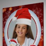 tablou canvas de crăciun personalizat pentru copii cu poză