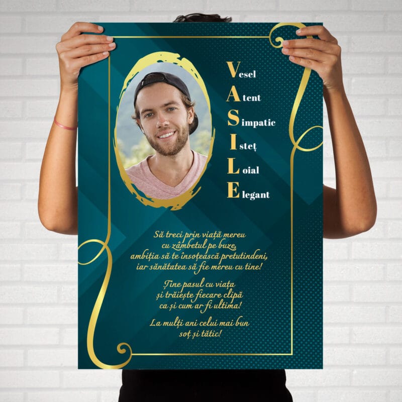 Tablou Canvas Personalizat pentru VASILE