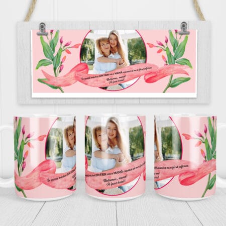 Cană personalizata Multumesc MAMA