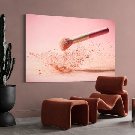 Tablou canvas decorativ fond de ten make up salon