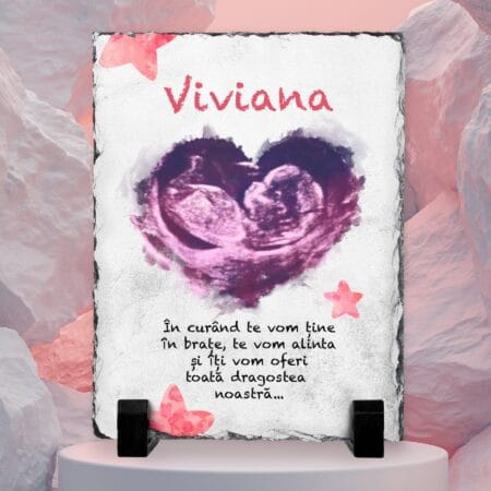 ardezie personalizată ecografie dragostea noastră
