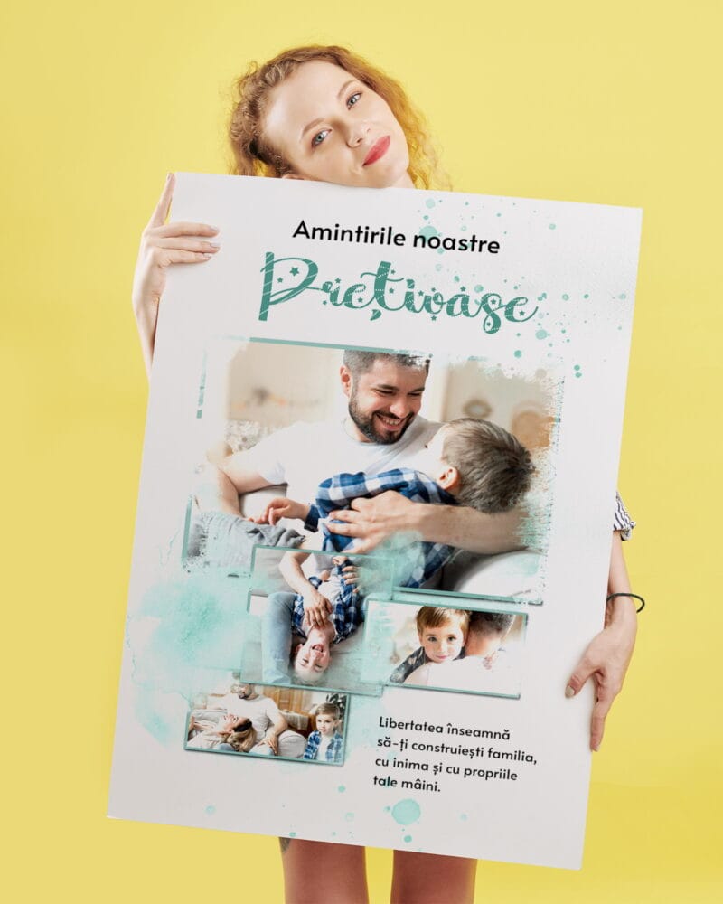 tablou canvas colaj amintirile noastre prețioase