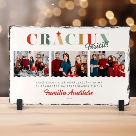 ardezie personalizată bucuria și dragostea