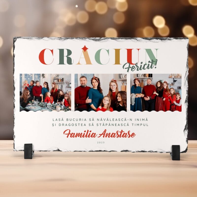 ardezie personalizată bucuria și dragostea