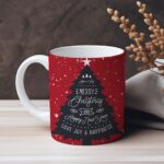 cană personalizată cu poze și nume cadou de crăciun