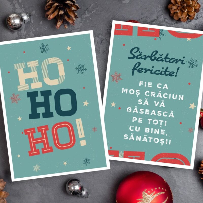 felicitare cu text personalizat ho ho ho
