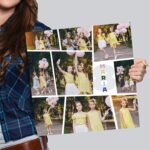 tablou canvas aniversar cu 9 poze