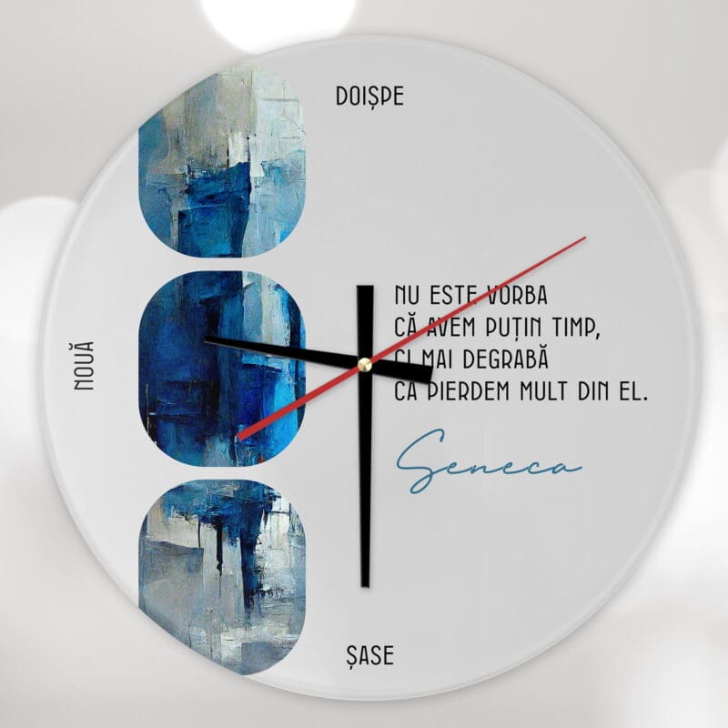 ceas minimalist personalizat cu citat
