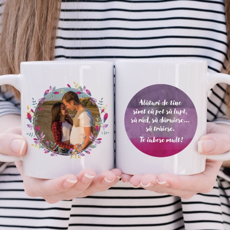 cană personalizată alături de tine