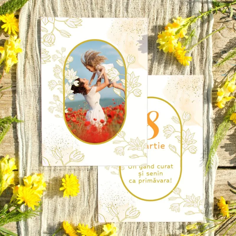 felicitare personalizată de 8 martie