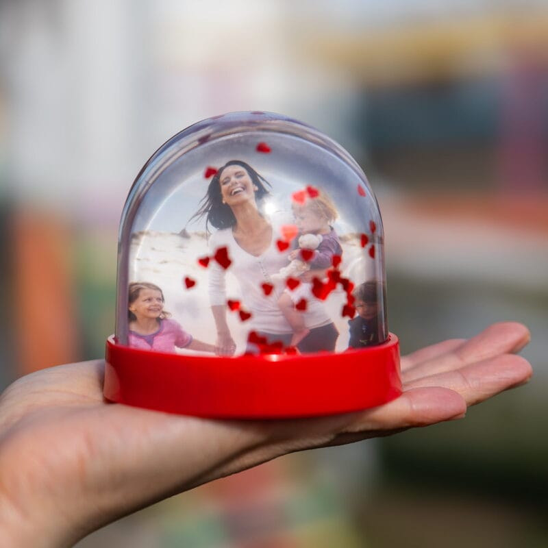 glob de birou cu inimioare personalizat